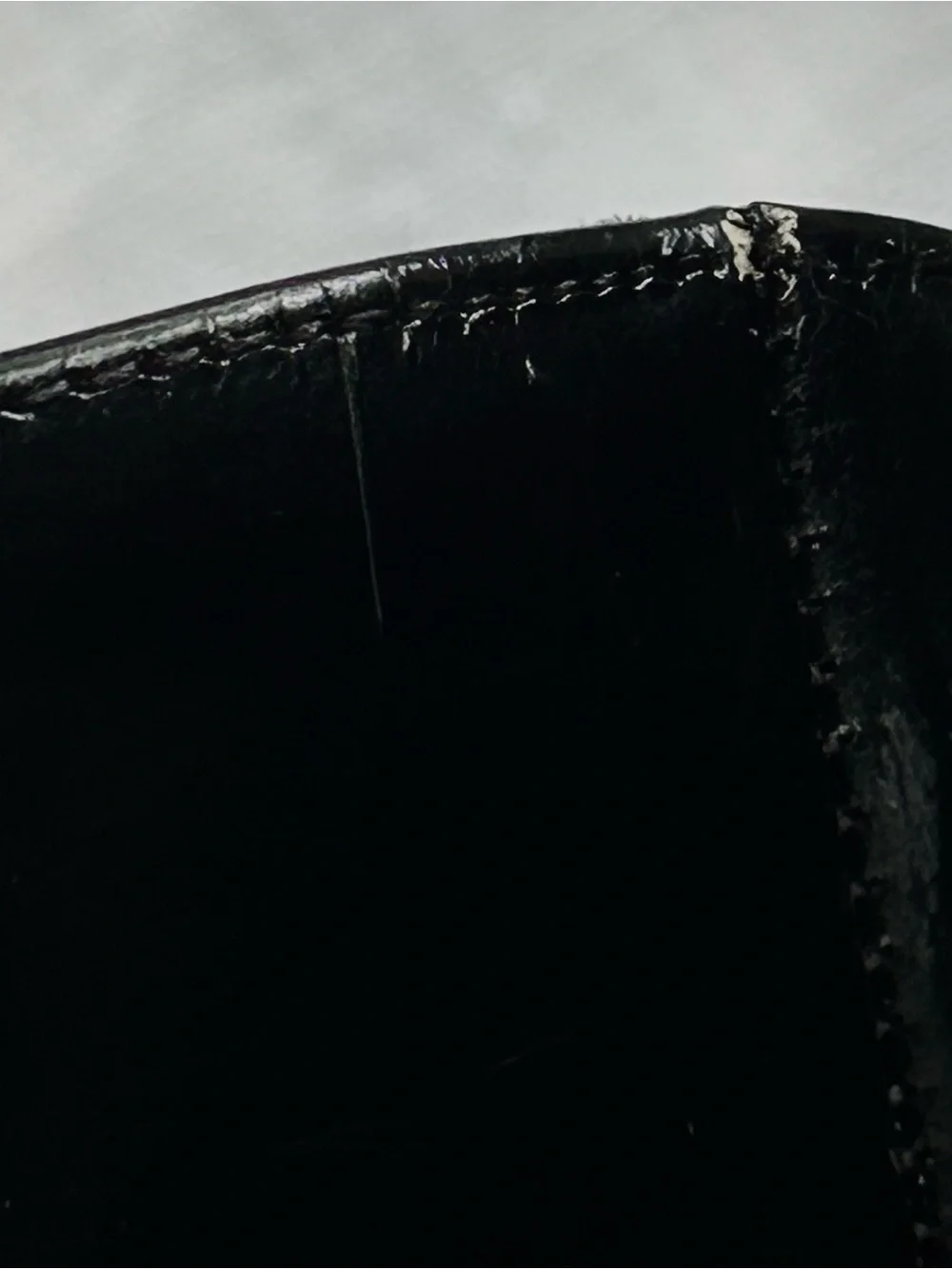 Rare Vintage 80s Charles Jourdan Black Patent & Suede Fringe Western CowboyBoots - Picture 15 of 16